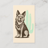 Wüstenhund Visitenkarte (Vorderseite)