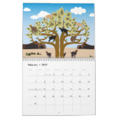 Wüstenillustrationen-Kalender Kalender (Feb 2027)
