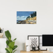 Wüsteninsel, Bass Harbour Head Lighthouse Poster (Heimbüro)