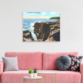 Wüsteninsel Blick auf Thunder Hole Leinwanddruck (Insitu (Wohnzimmer))