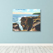 Wüsteninsel Blick auf Thunder Hole Leinwanddruck (Insitu (Holzboden))