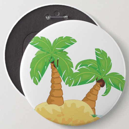 Wüsteninsel Button (Vorne & Hinten)