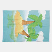 Wüsteninsel Geschirrtuch (Horizontal)