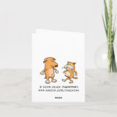 Wüsteninsel-Karte (innen leer) Karte (Rückseite)