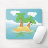 Wüsteninsel Mousepad (Mit Mouse)
