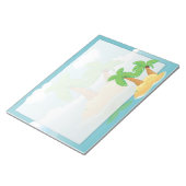 Wüsteninsel Notizblock (angewinkelt)