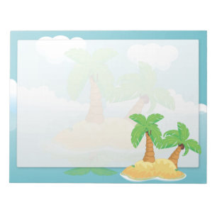 Wüsteninsel Notizblock