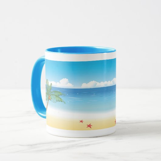 Wüsteninsel Tasse (Vorderseite Links)