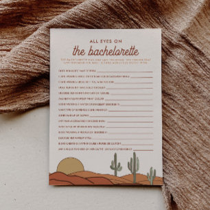 Wüstenkaktus Bach alle Augen auf der Bride Game Ca Einladung