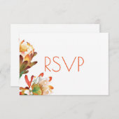 Wüstenkaktus Blume Wedding RSVP (Vorne/Hinten)