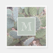 Wüstenkaktus Custom Serviette (Vorderseite)