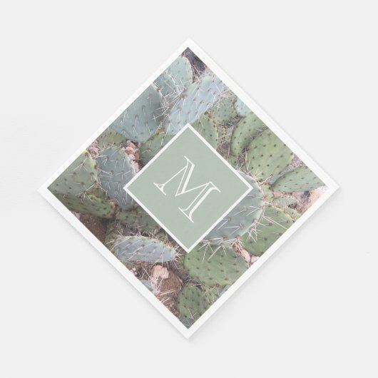 Wüstenkaktus Custom Serviette (Ecke)