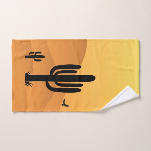 Wüstenkaktus Design Handtuchdesign Set (Handtuch)
