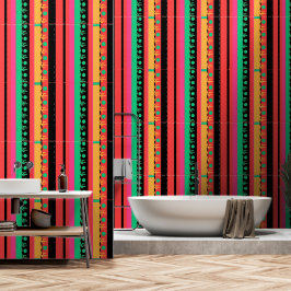 Wüstenkaktus Geo Vertikal Tapete