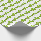 Wüstenkaktus Geschenkpapier (Ecke)