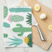 Wüstenkaktus Hübsch Geschirrtuch (Viertel Falte)