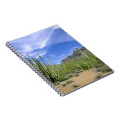 Wüstenkaktus im Orgelpipe National Monument, Notizblock (Rechte Seite)