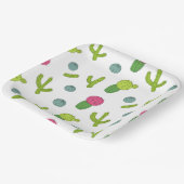 Wüstenkaktus Pappteller (Gewinkelt)