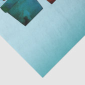 Wüstenkaktus Pflanze Wasserfarbe Seidenpapier (Detail)