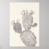 Wüstenkaktus Poster (Vorne)