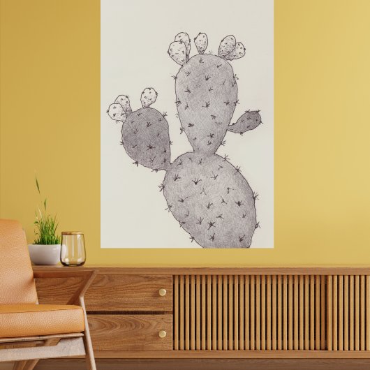 Wüstenkaktus Poster (Wohnzimmer 2)