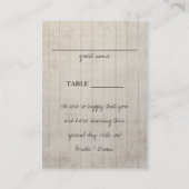 Wüstenkaktus Sukkulenter Sitzplatz aus Leaf Platzkarte (Rückseite)