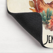 Wüstenkaktus und Gebirge Mousepad (Ecke)