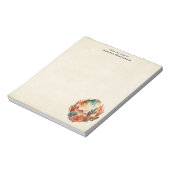 Wüstenkaktus und Gebirge Notizblock (Rotiert)