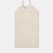 Wüstenkaktus und Gebirge Party Vielen Dank Geschenkanhänger (Rückseite)