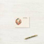 Wüstenkaktus und Gebirge Post-it Klebezettel (Auf Schreibtisch)