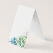 Wüstenkaktus Visitenkarten (Rückseite)