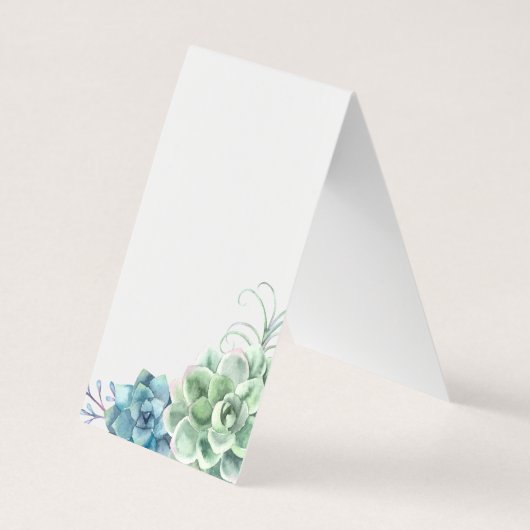 Wüstenkaktus Visitenkarten (Rückseite)