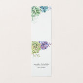 Wüstenkaktus Visitenkarten (Außenseite Aufgefaltet)