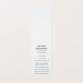 Wüstenkaktus Visitenkarten (Innenseite Aufgefaltet)