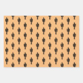 Wüstenkaktus Wrapping Paper Set Geschenkpapier Set (Vorderseite)