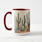 Wüstenkaktusgarten | Südwestliche Kaffeetasse (Links)