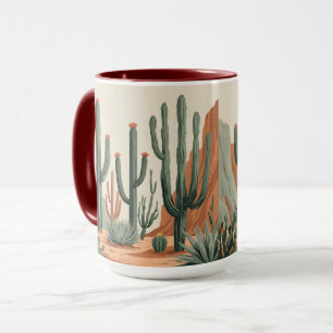 Wüstenkaktusgarten Südwestliche Kaffeetasse