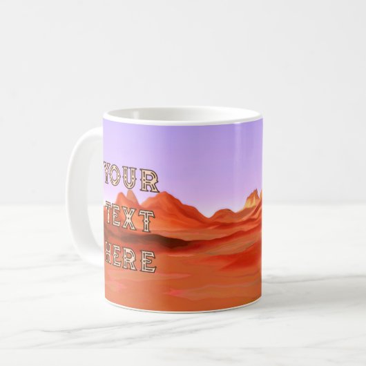 Wüstenkalm Kaffeetasse (Vorderseite Links)