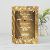 Wüstenkameldüne versandet die wedding Nachtsterne Einladung (Stehend Vorderseite)