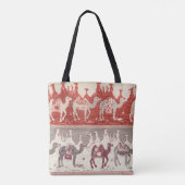 Wüstenkamele Karawanen Kunst Tasche (Rückseite)