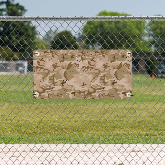 Wüstenkampfarena mit Kies, Militär, Armee Banner (Insitu)