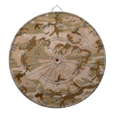 Wüstenkampfarena mit Kies, Militär, Armee Dartscheibe (vorne)