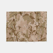 Wüstenkampfarena mit Kies, Militär, Armee Fleecedecke (Vorderseite (Horizontal))