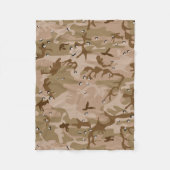 Wüstenkampfarena mit Kies, Militär, Armee Fleecedecke (Vorderseite)
