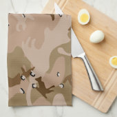 Wüstenkampfarena mit Kies, Militär, Armee Geschirrtuch (Viertel Falte)