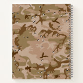 Wüstenkampfarena mit Kies, Militär, Armee Notizblock (Rückseite)