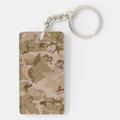 Wüstenkampfarena mit Kies, Militär, Armee Schlüsselanhänger (Rückseite)