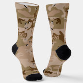 Wüstenkampfarena mit Kies, Militär, Armee Socken (Gewinkelt)