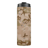 Wüstenkampfarena mit Kies, Militär, Armee Thermosbecher (Vorderseite)