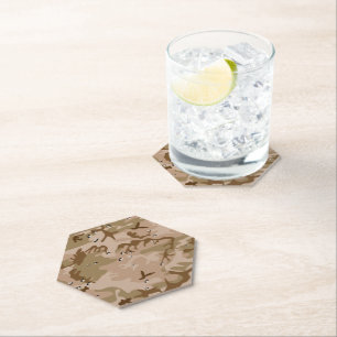 Wüstenkampfarena mit Kies, Militär, Armee Untersetzer